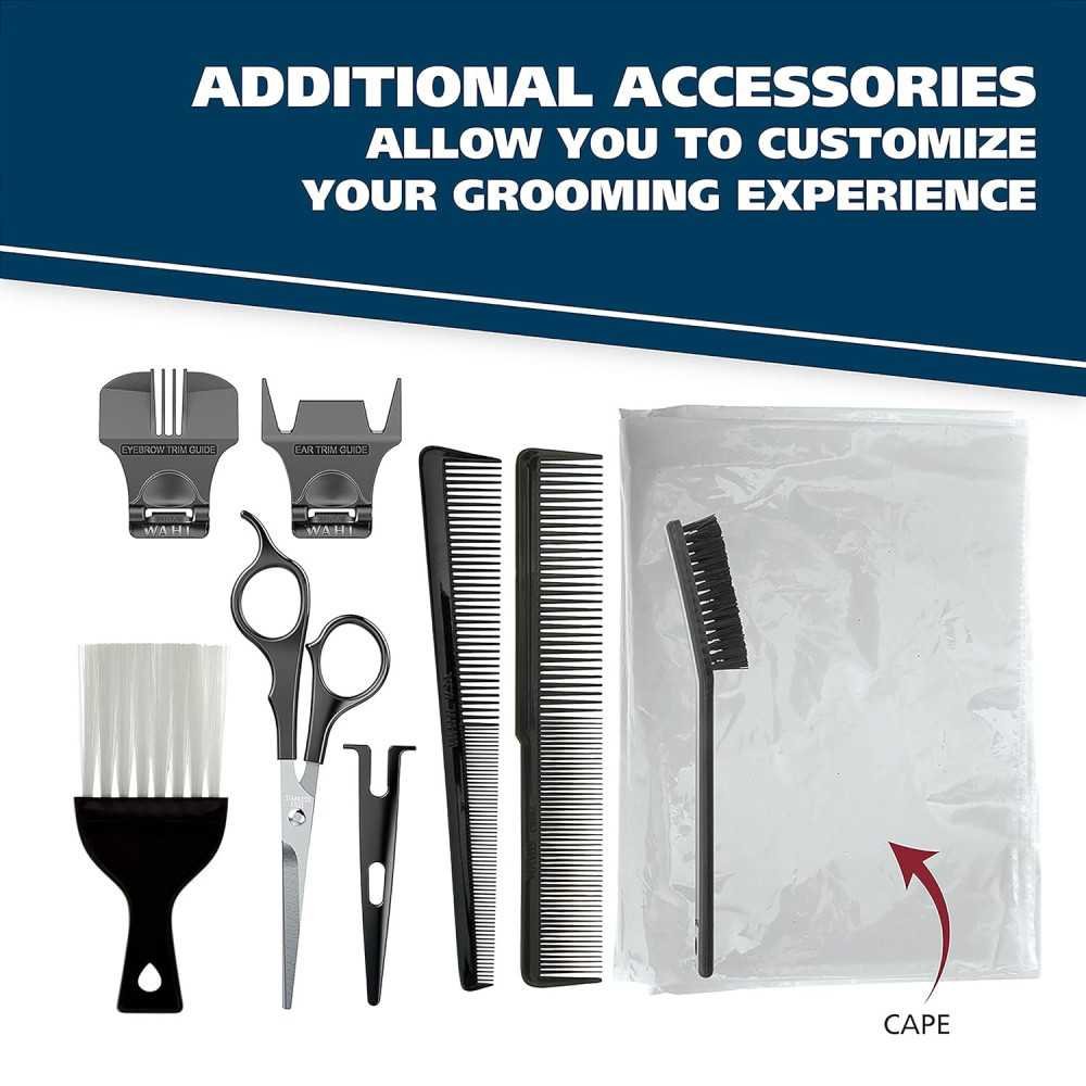 Pro Complete Hair Clippers Kit with Easy Color Coded Guide Combs | TekChoice Electronics