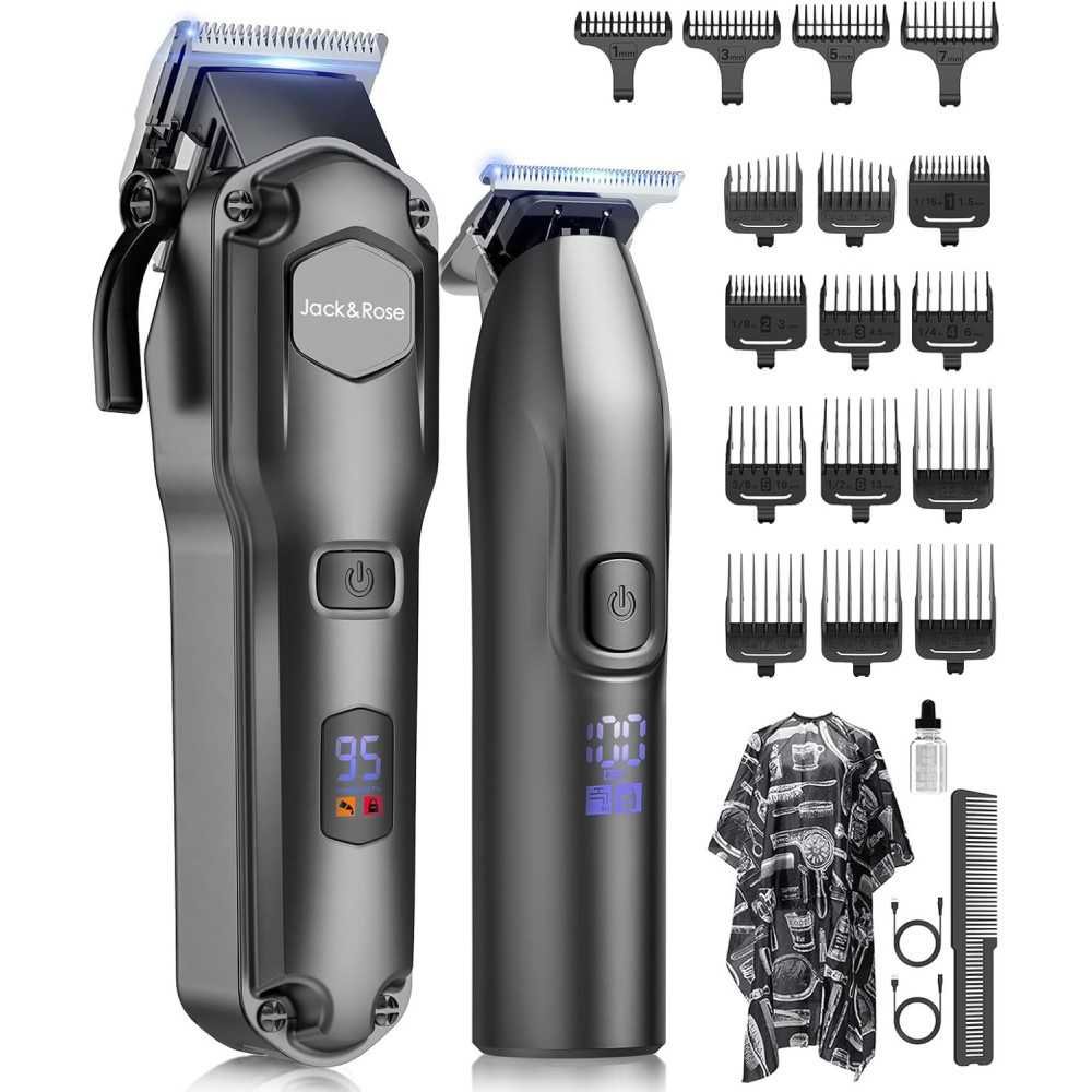 Cordless Barber Clippers Set