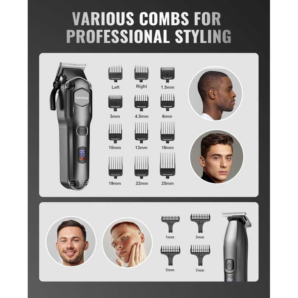 Cordless Barber Clippers Set | TekChoice Electronics