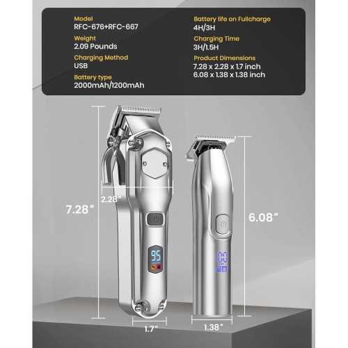 Barber Cordless Clippers and Trimmers Set | TekChoice Electronics