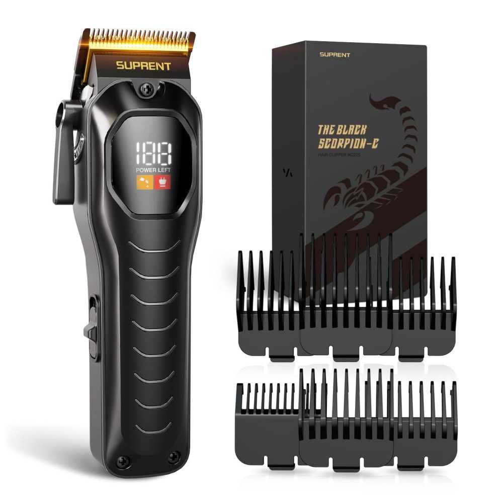 Hair Clipper with LED Display for Professional Results at Home or Barbershop