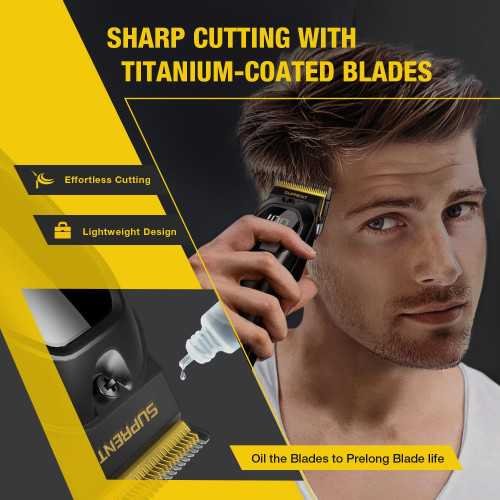 Hair Clipper with LED Display for Professional Results at Home or Barbershop | TekChoice Electronics