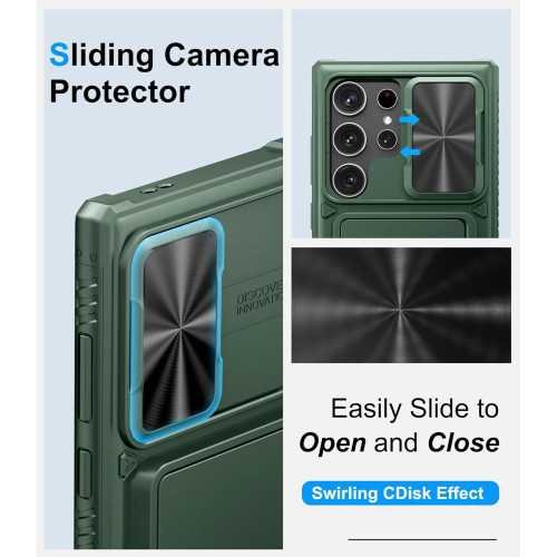 Samsung Galaxy S24 Wallet Case with Military-Grade Protection and Slide Camera Cover | TekChoice Electronics