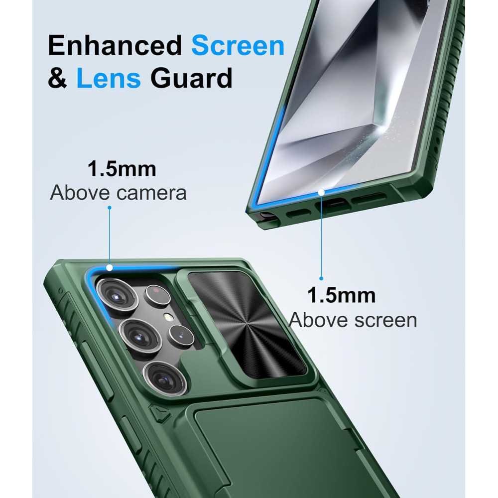 Samsung Galaxy S24 Wallet Case with Military-Grade Protection and Slide Camera Cover | TekChoice Electronics