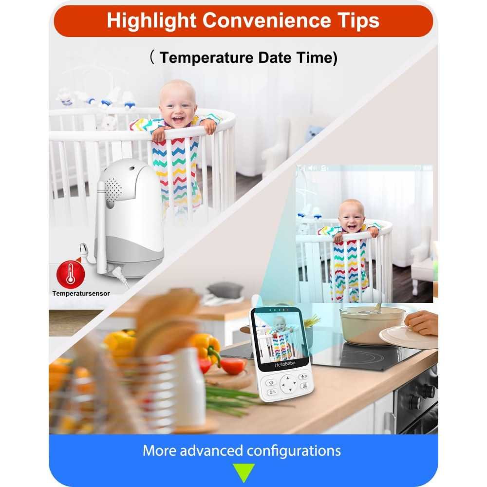 Baby Monitor with Extended Battery Life and Advanced Features | TekChoice Electronics
