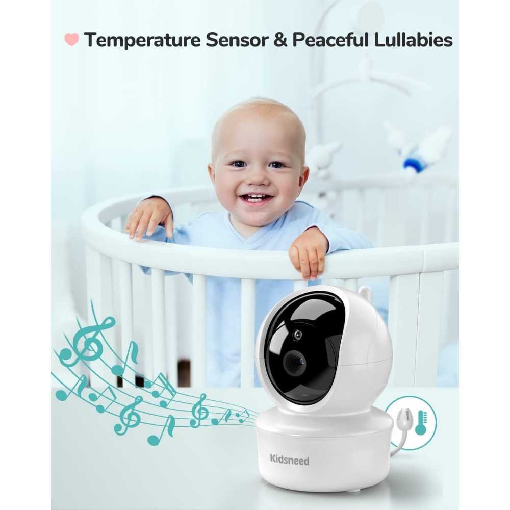 3.5 inch Video Baby Monitor With Remote Control Camera and Smart Features | TekChoice Electronics