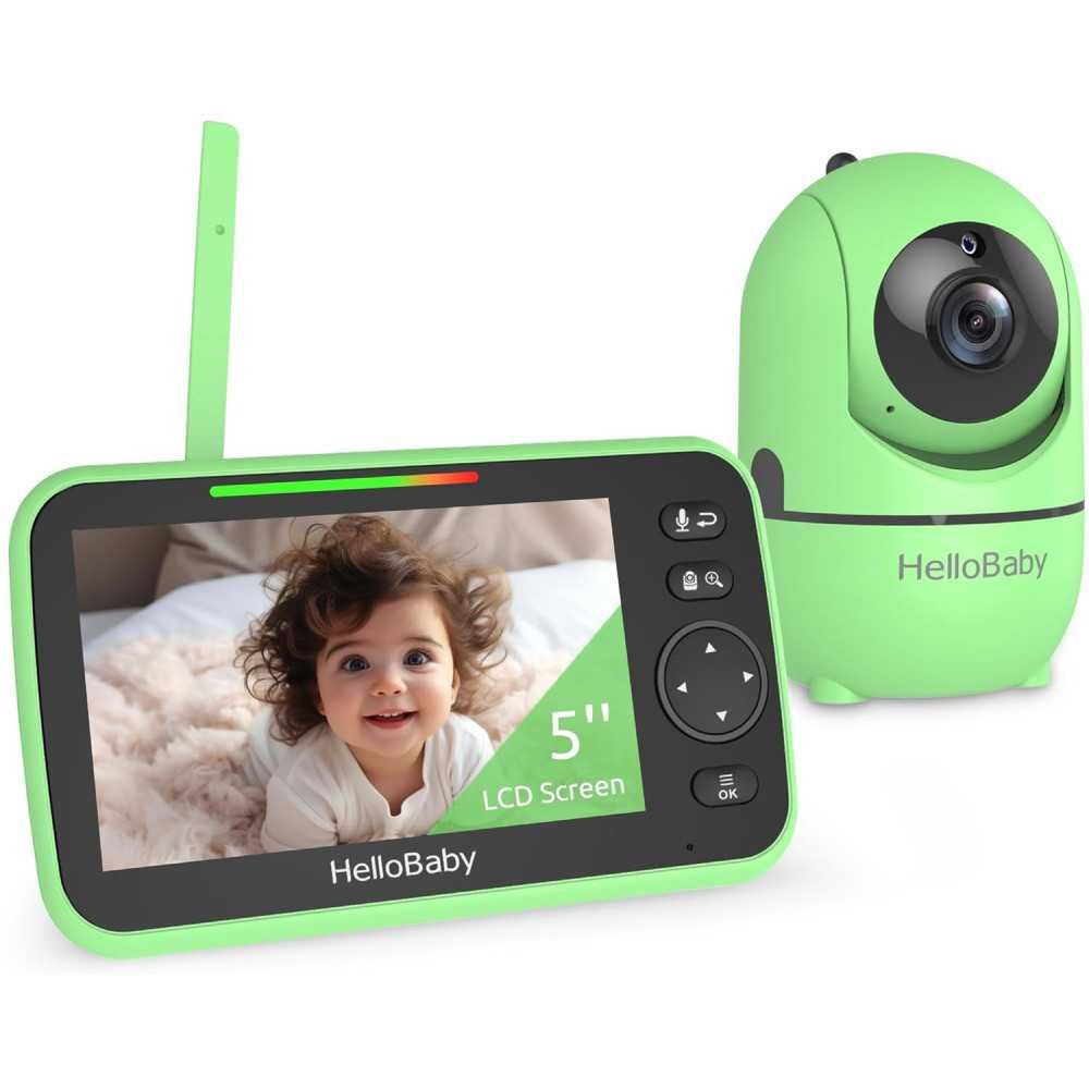 5 inch Pan-Tilt-Zoom Video Baby Monitor with 30-Hour Battery Life and 1000ft Range - No WiFi Needed | TekChoice Electronics