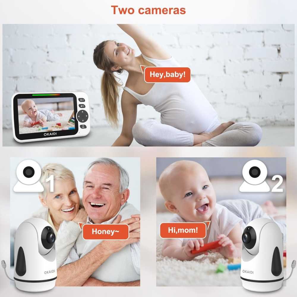 Baby Monitor with Long Battery Life and Remote Pan-Tilt-Zoom Functionality | TekChoice Electronics