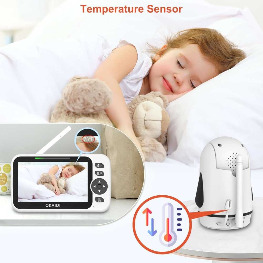 Baby Monitor with Long Battery Life and Remote Pan-Tilt-Zoom Functionality | TekChoice Electronics