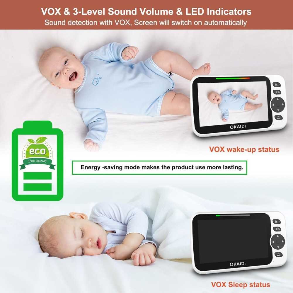 Baby Monitor with Long Battery Life and Remote Pan-Tilt-Zoom Functionality | TekChoice Electronics