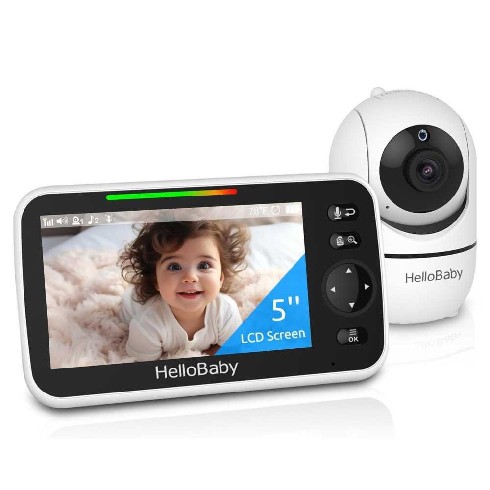 Baby Monitor with Long Battery Life, Remote Control Cameras, and Smart Features for New Parents | TekChoice Electronics