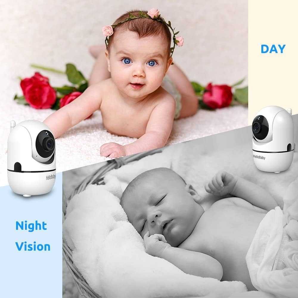 Baby Monitor with Long Battery Life, Remote Control Cameras, and Smart Features for New Parents | TekChoice Electronics