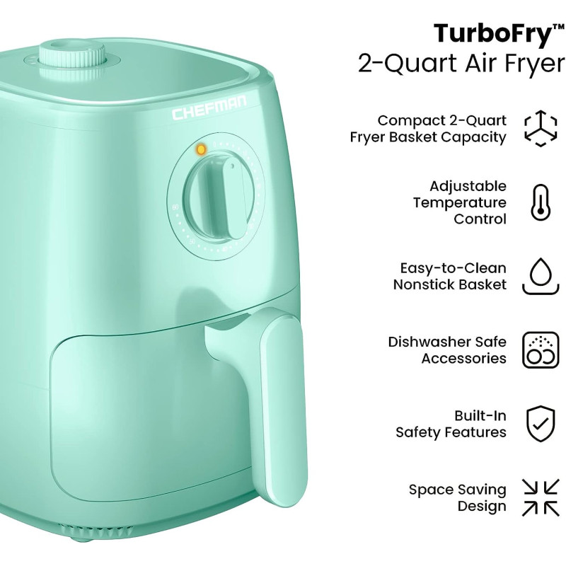 Chefman TurboFry 2-Quart Air Fryer