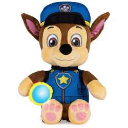 Paw Patrol Snuggle Up Chase Plush with Flashlight and Sounds