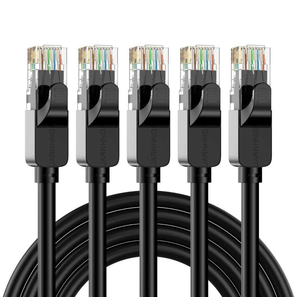 15 ft Cat 6 Ethernet Cable: 10Gbps Speed for Ultimate Gaming and Device Connection