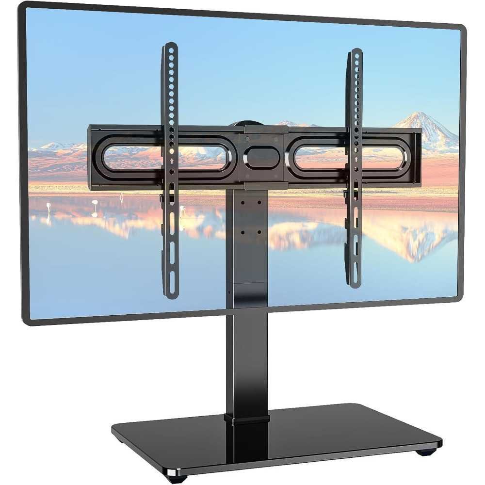 Universal TV Stand - Perfect Fit for Your 32 to 70 Inch TV with 6 Height Adjustments and 70° Swivel Feature | TekChoice Electronics