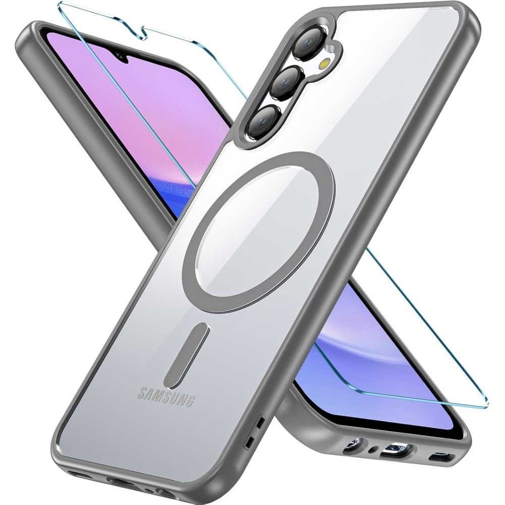 Magnetic Samsung Galaxy A15/16 5G Case with Tempered Glass Screen Protector | TekChoice Electronics