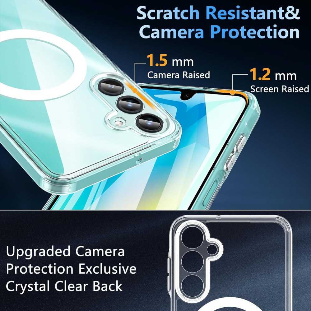 Magnetic Samsung Galaxy A15/16 5G Case with Tempered Glass Screen Protector | TekChoice Electronics