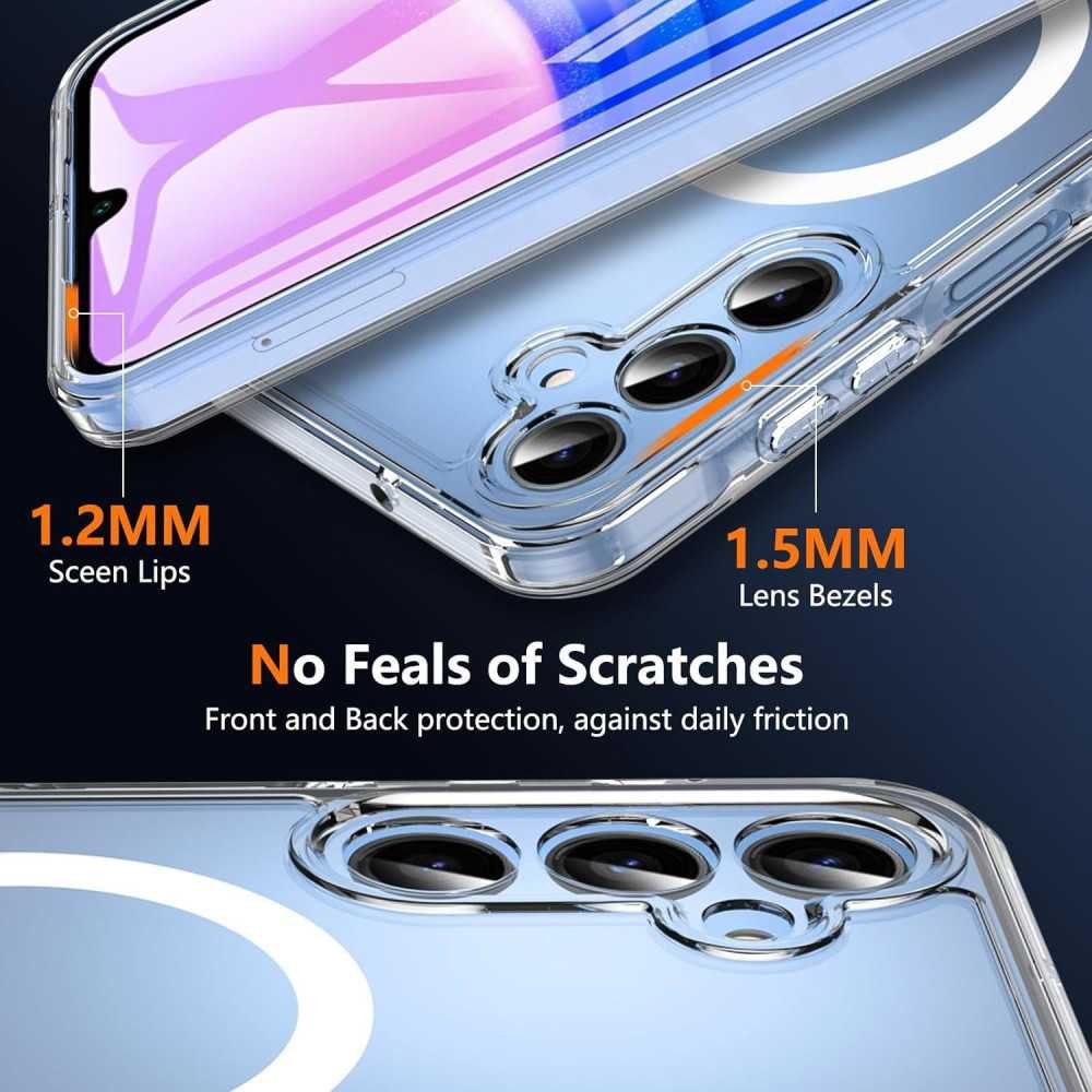 Magnetic Samsung Galaxy A15/16 5G Case with Tempered Glass Screen Protector | TekChoice Electronics