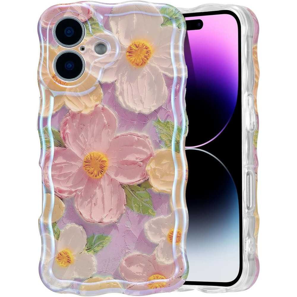 Retro Oil Painting iPhone 13 / 15 / 16 Pro Max Case