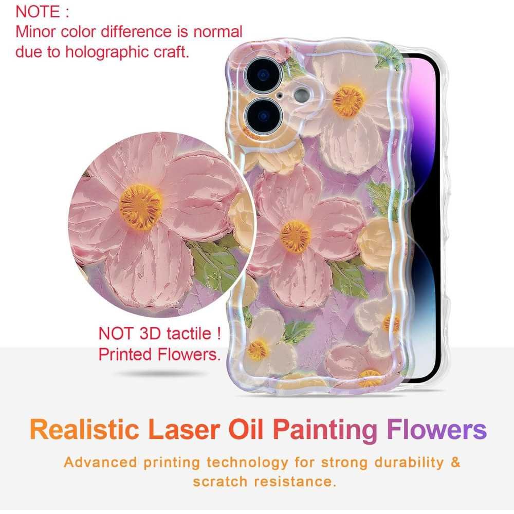 Retro Oil Painting iPhone 13 / 15 / 16 Pro Max Case | TekChoice Electronics