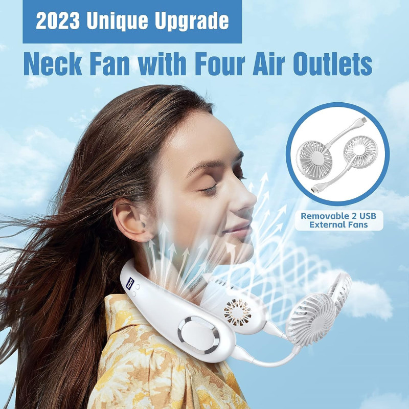 TFNN 2023 Upgraded Portable Neck Fan