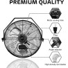 Simple Deluxe 18-Inch Industrial Wall-Mounted Fan