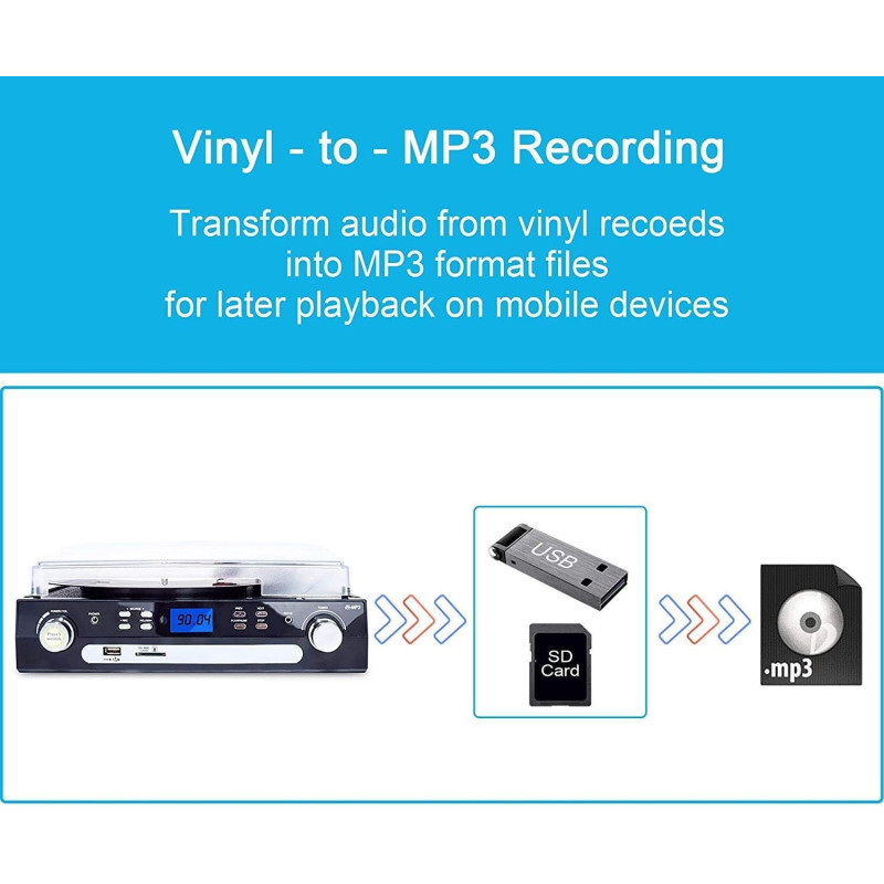 Vinyl/LP Turntable Record Player