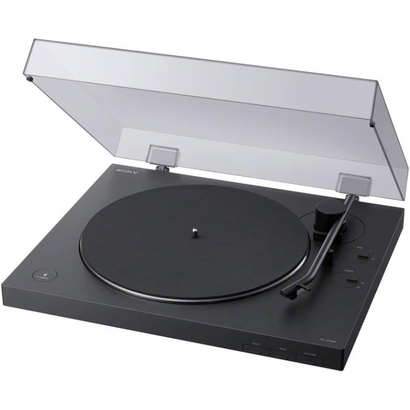 3-Speed Bluetooth Vinyl Record Player in Portable Suitcase Design