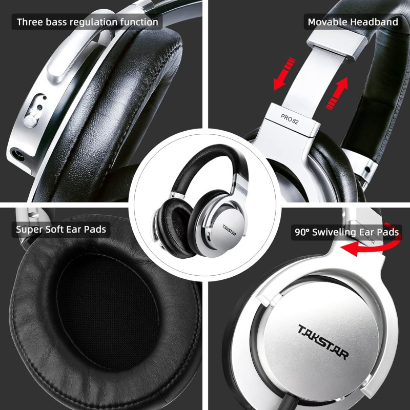 TAKSTAR On-Ear Monitor Headphones PRO 82