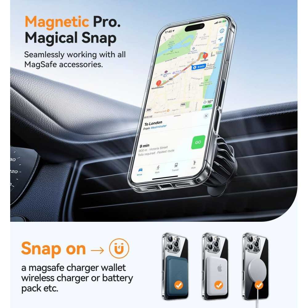 Magnetic iPhone 15 / 16 Pro Max Case with Full Camera Protection and Magsafe Compatibility | TekChoice Electronics