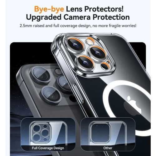 Magnetic iPhone 15 / 16 Pro Max Case with Full Camera Protection and Magsafe Compatibility | TekChoice Electronics