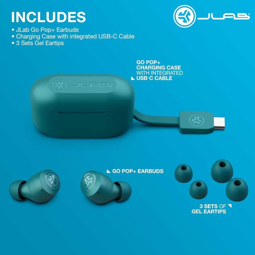 JLab Go Air Pop True Wireless Earbuds w/ Dual Connect and Custom EQ Settings | TekChoice Electronics