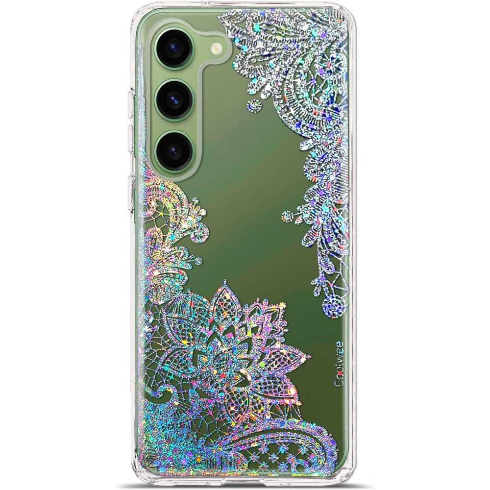 Protection and Style with Clear Glitter S23 Case | TekChoice Electronics