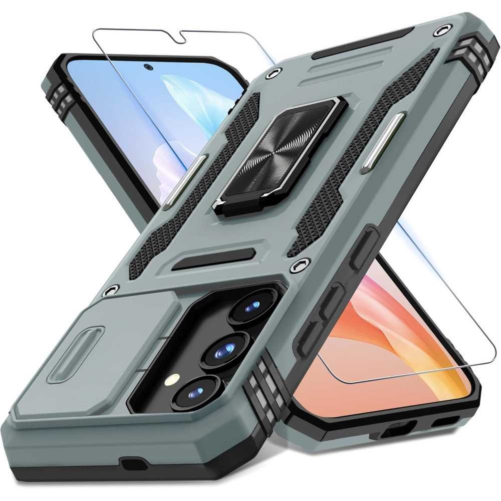 Samsung Galaxy S24 Case with Slide Camera Cover and Rotated Ring Kickstand | TekChoice Electronics