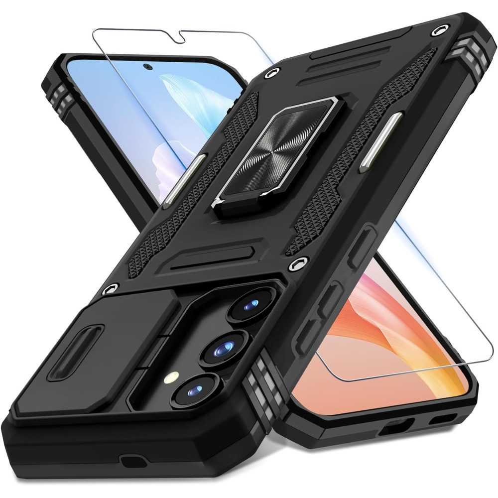 Samsung Galaxy S24 Case with Slide Camera Cover and Rotated Ring Kickstand | TekChoice Electronics