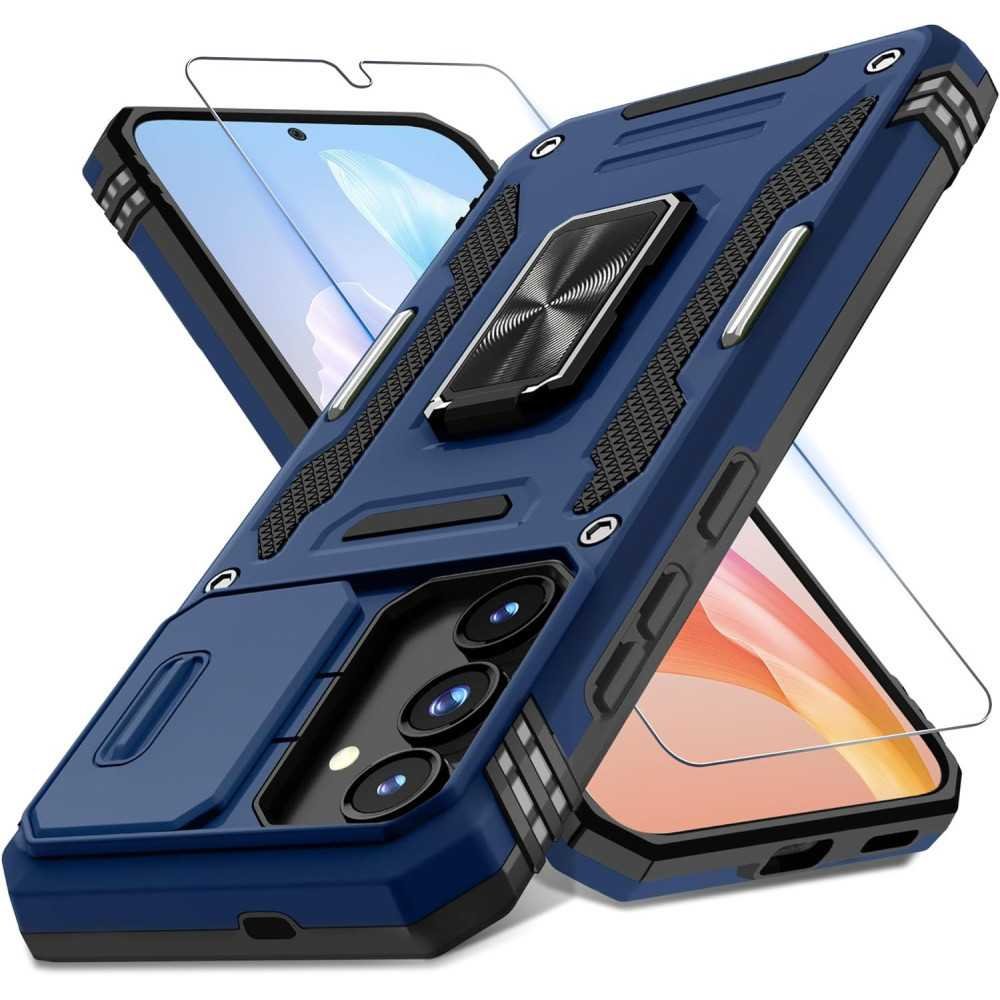 Samsung Galaxy S24 Case with Slide Camera Cover and Rotated Ring Kickstand | TekChoice Electronics