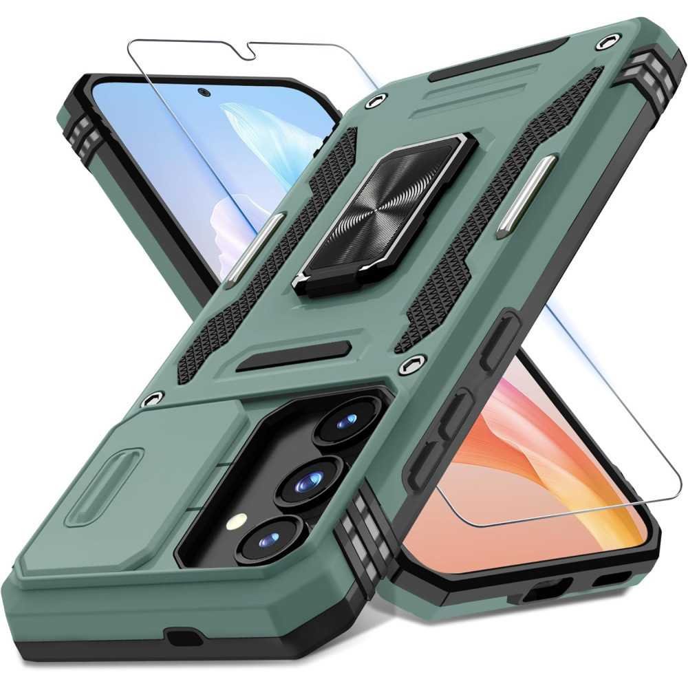 Samsung Galaxy S24 Case with Slide Camera Cover and Rotated Ring Kickstand | TekChoice Electronics