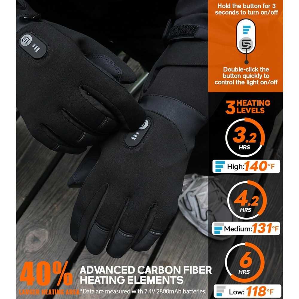Wear-Resistant Heated Gloves with Long-lasting Battery Power | TekChoice Electronics