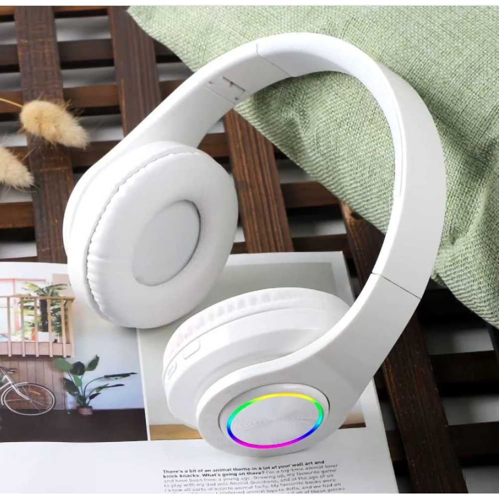 Wireless Bluetooth Headphones w/ Colorful Lights and Long-lasting Battery | TekChoice Electronics