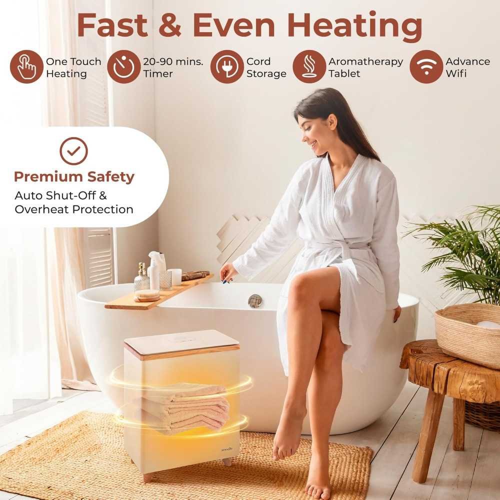 Single Touch Towel & Blanket Warmer with WiFi Connectivity | TekChoice Electronics