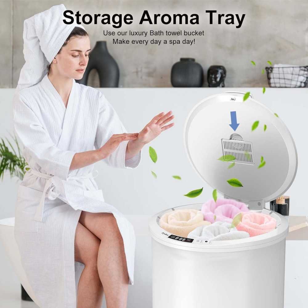 Effortless Luxury Towel Warmer Bucket for Cozy Nights and Relaxing Mornings | TekChoice Electronics