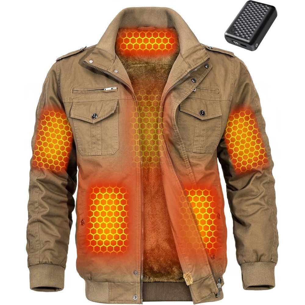 Men's Heated Jacket with Graphene Technology and Fast Charging | TekChoice Electronics Men's Heated Jacket with Graphene Technology and Fast Charging | TekChoice Electronics