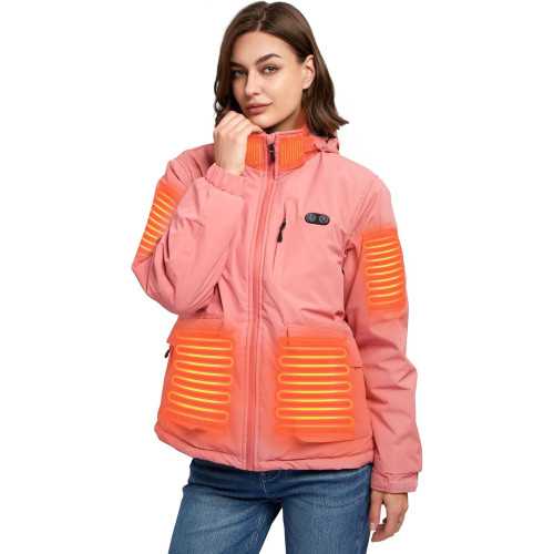 16000mAh Electric Heated Jacket for Fashion-Forward Women | TekChoice Electronics