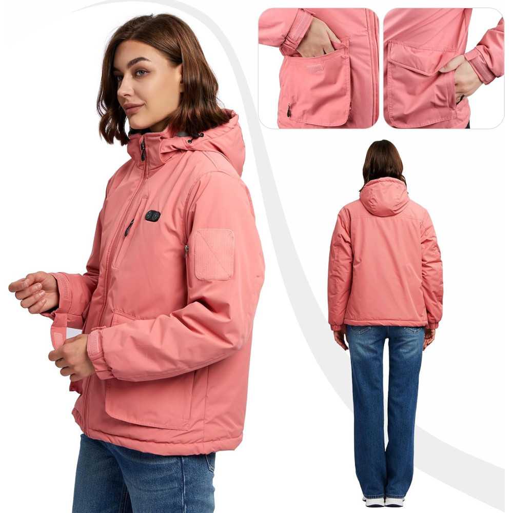 16000mAh Electric Heated Jacket for Fashion-Forward Women | TekChoice Electronics