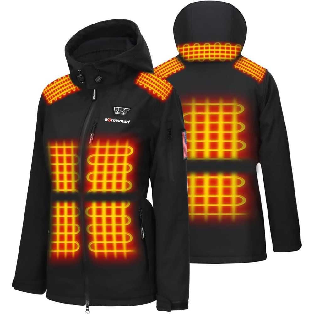 Women's Heated Jackets with Powerful Battery Packs and Detachable Hoods | TekChoice Electronics