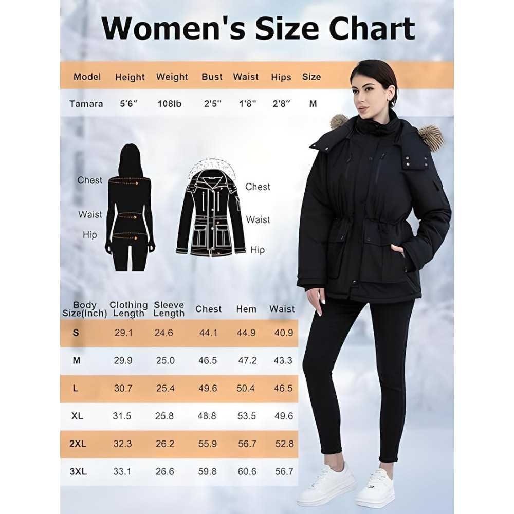 Waterproof Heated Jacket for Women with Long-Lasting Battery Power and Customizable Warmth Settings | TekChoice Electronics
