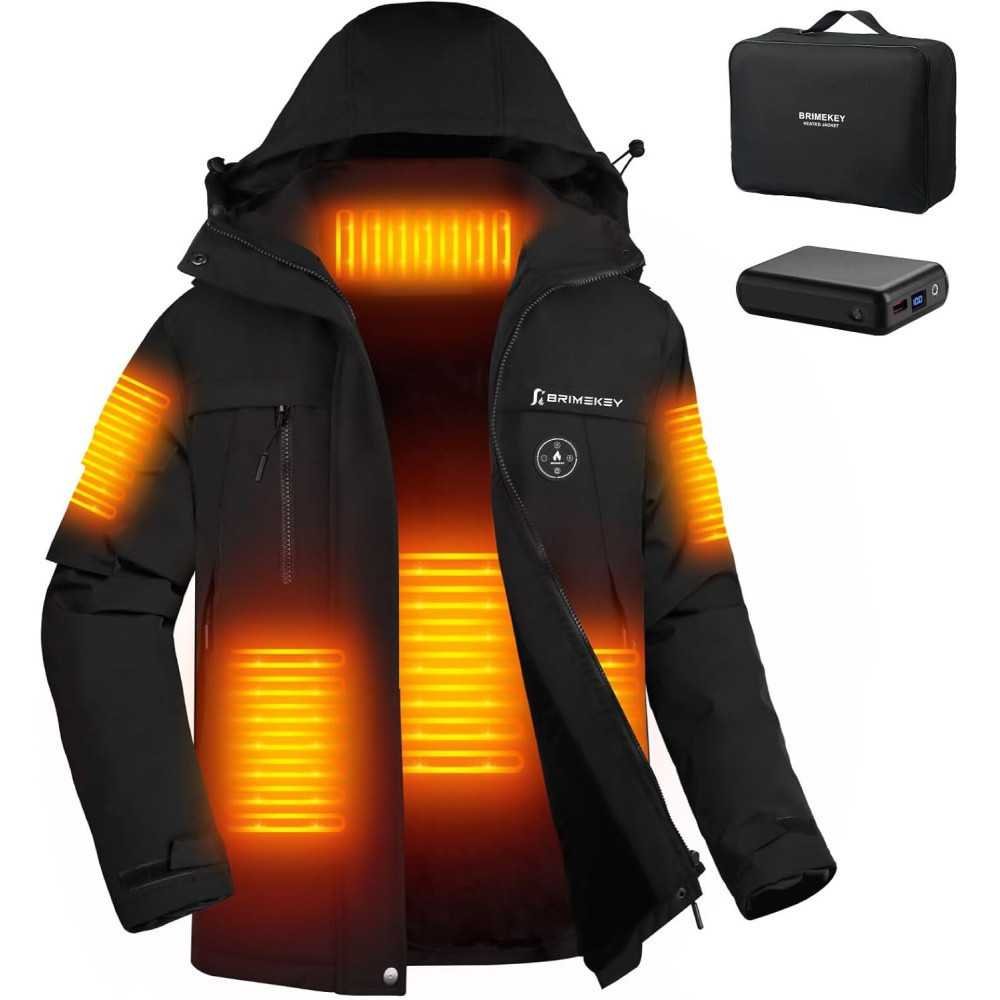 Women's Heated Jacket with Fleece Lining and Long-Lasting Battery for Skiing and Hunting | TekChoice Electronics