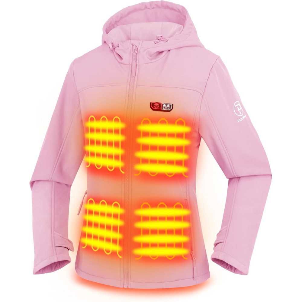 Graphene Women's Heated Jacket with Rapid 12V Charging and Long-Lasting Battery Power | TekChoice Electronics