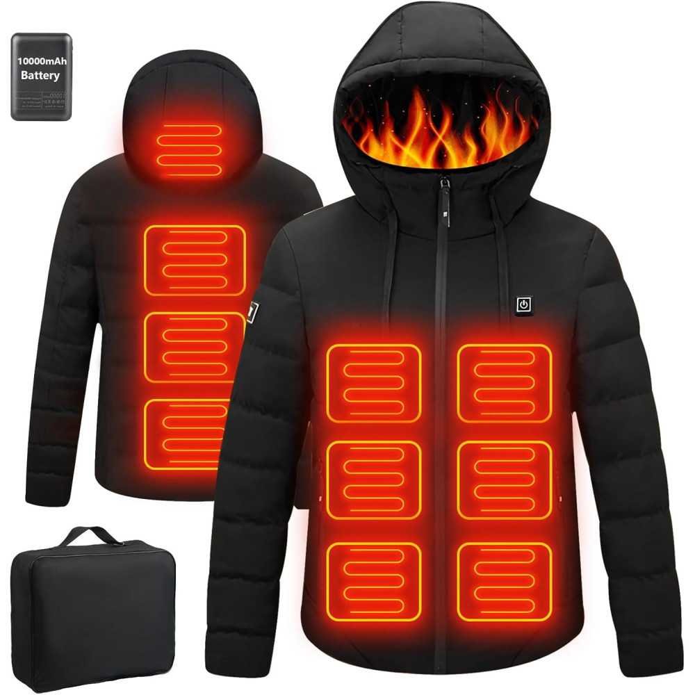 Graphene Women's Heated Jacket with Rapid 12V Charging and Long-Lasting Battery Power | TekChoice Electronics